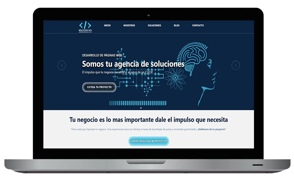 Muestra diseño web